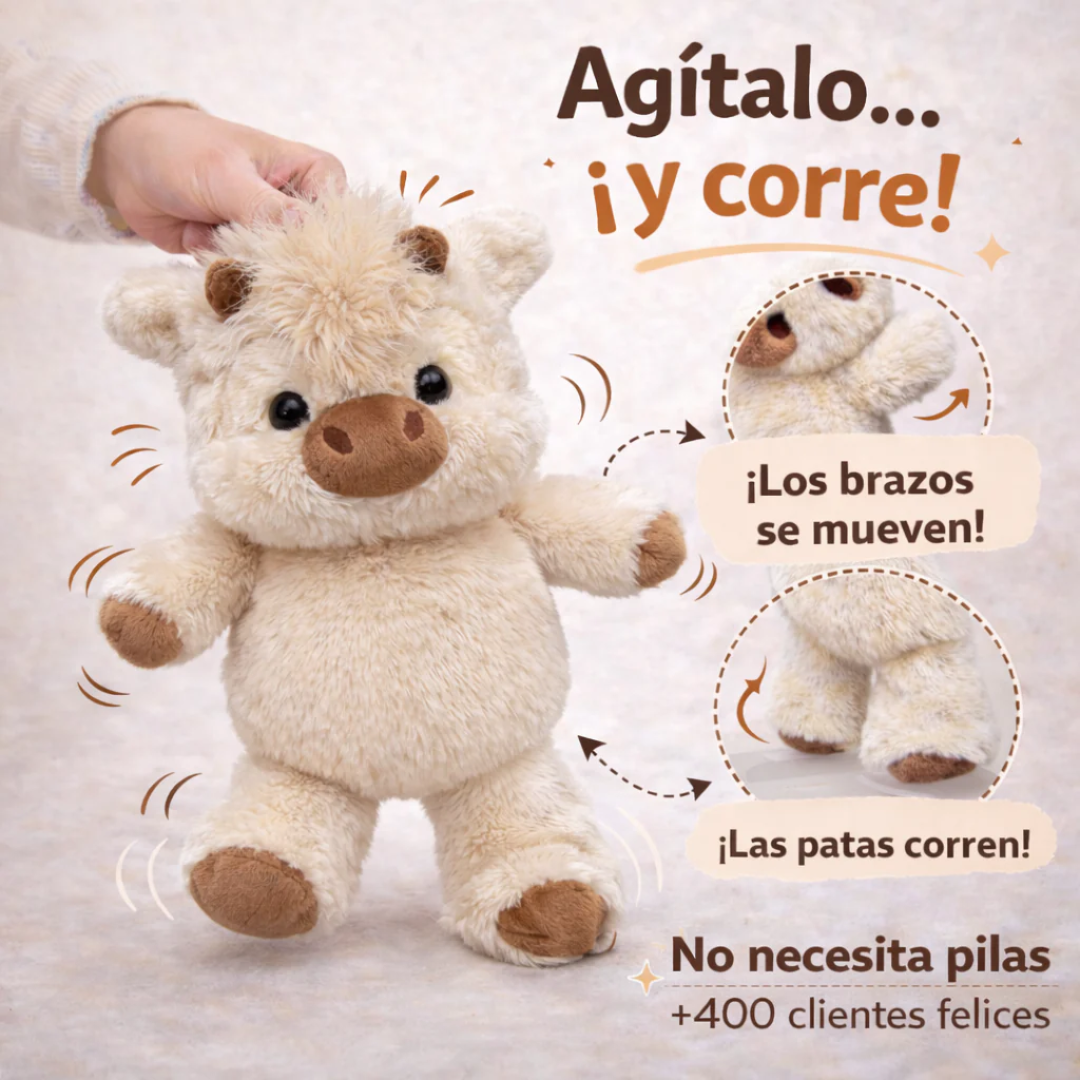 Peluche Animalito Vaquita Que Corre